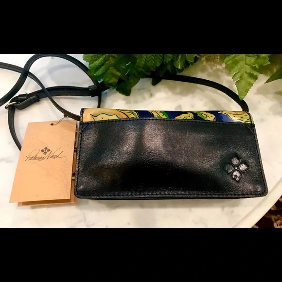 Patricia Nash Leather Positano Limon Crossbody. NWT - Picture 5 of 7